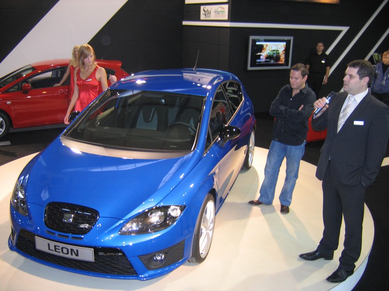 Seat Leon Cupra R hvězdou Autoshow Praha